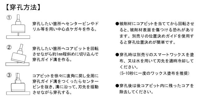 磁器タイル用ダイヤコアビット | 製品情報 | ハウスビーエム