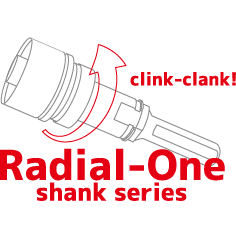 Radial-One Shank for Core Drill bits