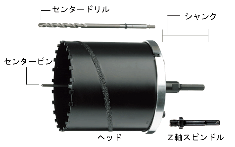 ハウスBM 塩ビ管用コアドリル ABB (ボディ) ABB-220 通販